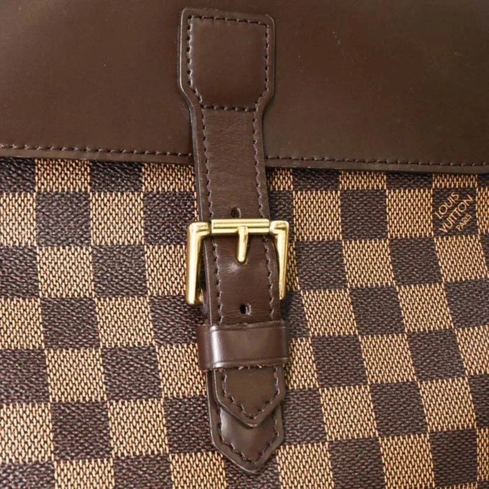 LOUIS VUITTON Brown Damier Canvas Backpack